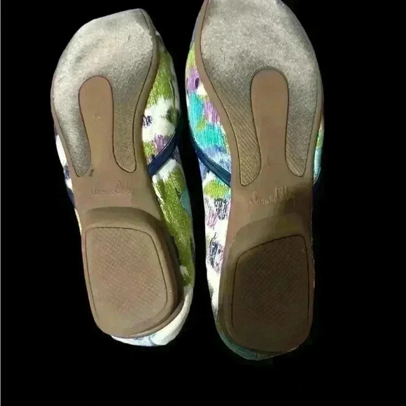 Sam & Libby Blue Boho Floral Ballet Flats size 7 - Picture 4 of 4